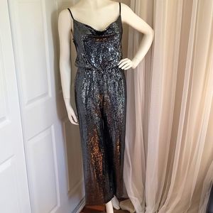 Miss Selfridge Petites Sequin Jumpsuit